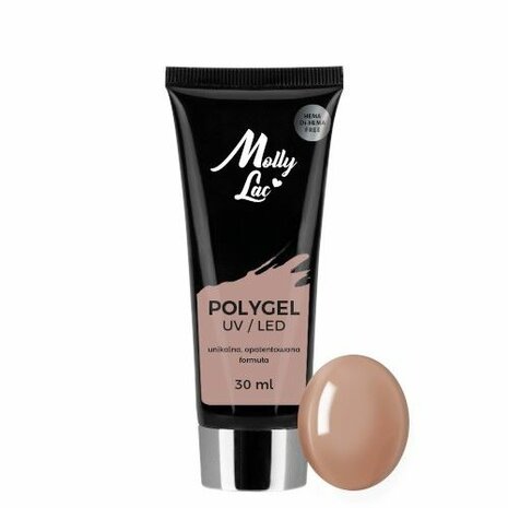 MollyLac Polygel  Light Brown 30ml nr. 23